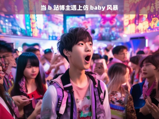 当 b 站博主遇上仿 baby 风暴