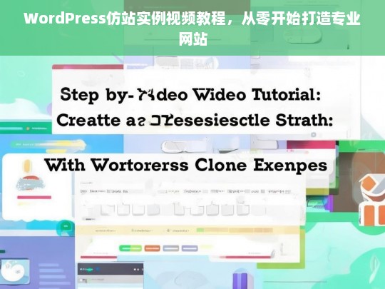 WordPress仿站实例视频教程，从零开始打造专业网站
