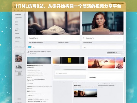 HTML仿写B站，从零开始构建一个简洁的视频分享平台