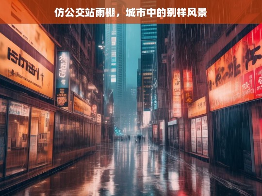 仿公交站雨棚，城市中的别样风景