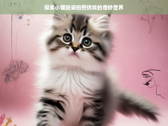 探索小猫站姿拍照仿妆的奇妙世界