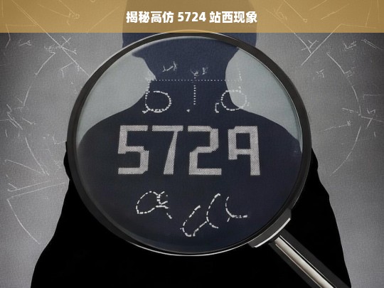 揭秘高仿 5724 站西现象