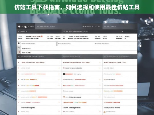仿站工具下载指南，如何选择和使用最佳仿站工具