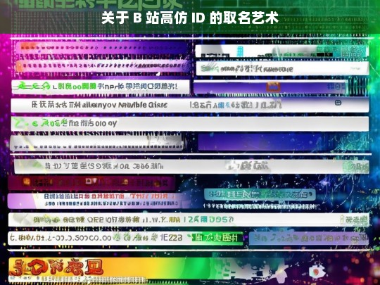 关于 B 站高仿 ID 的取名艺术